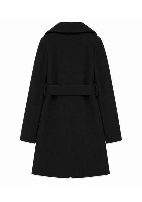 Cappotto con cintura Lù-Lù BY MISS GRANT | LL4669NERO